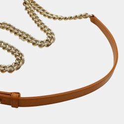 Pre Owned Chanel Brown Small Quilted Caviar Boy Flap