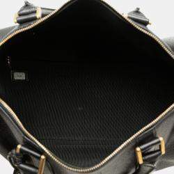 Pre Owned Chanel Black CC Caviar Boston Bag