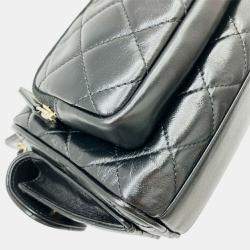 Pre Owned Chanel CC Multipocket Black Leather Camera Case