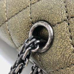 مملوكة مسبقًا حقيبة شانيل حزام كتف سلسلة جلد ذهبي معدني تعديل