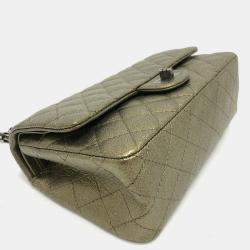 مملوكة مسبقًا حقيبة شانيل حزام كتف سلسلة جلد ذهبي معدني تعديل