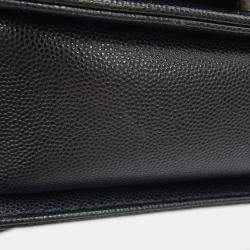 Pre Owned Chanel Boy Black Calfskin Shoulder Bag