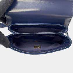 Pre Owned Chanel Paris-Le19M My Sweet CC Flap Blue Leather Shoulder Bag