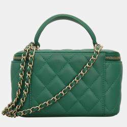 Pre Owned Chanel Classic Small Vanity Case Bag