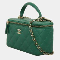 Pre Owned Chanel Classic Small Vanity Case Bag