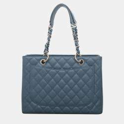 Pre Owned Chanel Caviar Quilted Grand Shopping Tote GST