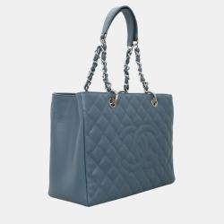 Pre Owned Chanel Caviar Quilted Grand Shopping Tote GST