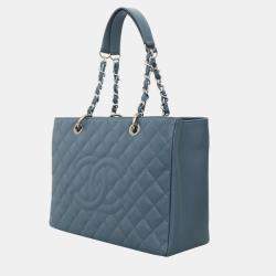 Pre Owned Chanel Caviar Quilted Grand Shopping Tote GST