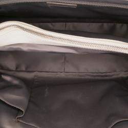Pre Owned Chanel White Caviar Grand Shopping Tote XL