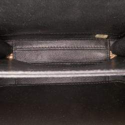 Pre Owned Chanel Brown Small Caviar CC Filigree Vanity Case