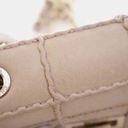 Pre Owned Chanel Brown Mini Reissue 2.55 Iridescent Lambskin Stitched Single Flap