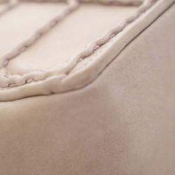 Pre Owned Chanel Brown Mini Reissue 2.55 Iridescent Lambskin Stitched Single Flap