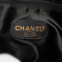 Pre Owned Chanel Brown CC Lambskin Chain Tote