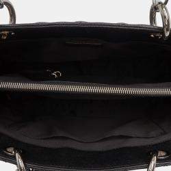 Pre Owned Chanel Black Caviar Grand Shopping Tote