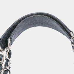 Pre Owned Chanel Black Caviar Grand Shopping Tote