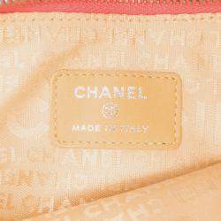 Pre Owned Chanel Pink Lambskin Precious Symbols Pochette