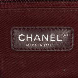 Pre Owned Chanel Black Chocolate Bar Iridescent Calfskin Bubble Flap