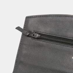 Pre Owned Chanel Black Quilted Patent Brilliant Wallet On Chain