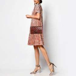 Pre Owned Chanel Brown Glazed Caviar Quilted Leather CC Crave Flap Bag