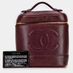 Pre Owned Chanel Chanel CC Caviar Vanity Bag