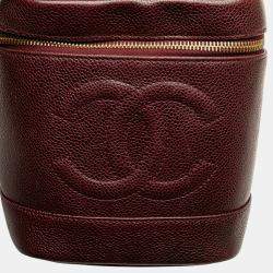 Pre Owned Chanel Chanel CC Caviar Vanity Bag