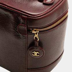 Pre Owned Chanel Chanel CC Caviar Vanity Bag