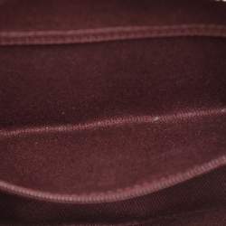 Pre Owned Chanel Burgundy Quilted Aged Leather Day Trip Flap Bag