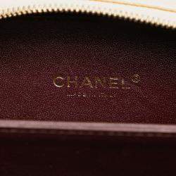 Pre Owned Chanel Small Caviar CC Filigree Vanity Case