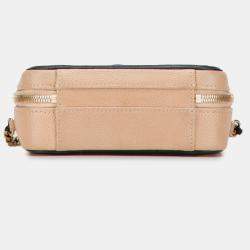 Pre Owned Chanel Small Caviar CC Filigree Vanity Case
