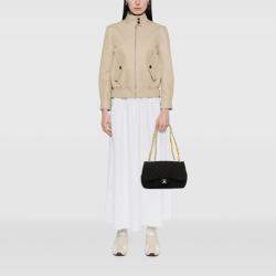 Pre Owned Chanel Black Jumbo Classic Jersey Single Flap