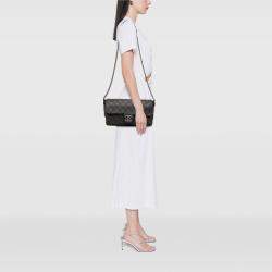 Pre Owned Chanel Grey Large Quilted Iridescent Calfskin Coco Daily Flap