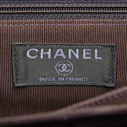 Pre Owned Chanel Purple Chocolate Bar Reissue Suede Multipocket Chain Flap