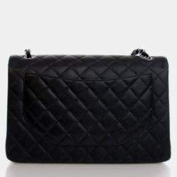 Pre Owned Chanel Maxi Caviar Classic Double Flap Bag