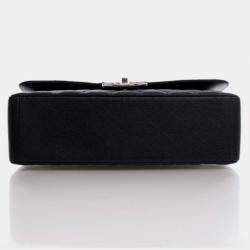 Pre Owned Chanel Maxi Caviar Classic Double Flap Bag