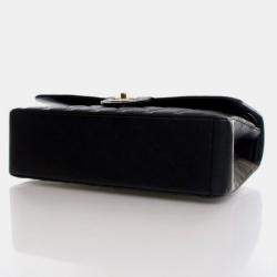 Pre Owned Chanel Maxi Caviar Classic Double Flap Bag