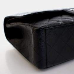 Pre Owned Chanel Maxi Caviar Classic Double Flap Bag