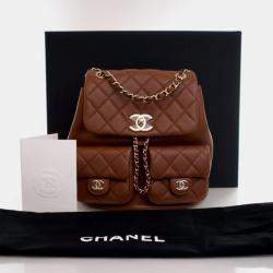 Pre Owned Chanel Mini Calfskin Duma Backpack