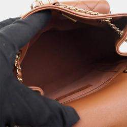 Pre Owned Chanel Mini Calfskin Duma Backpack