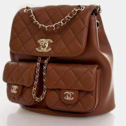 Pre Owned Chanel Mini Calfskin Duma Backpack