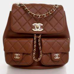 Pre Owned Chanel Mini Calfskin Duma Backpack