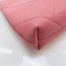 Pre Owned Chanel Caviar A Real Catch Clutch