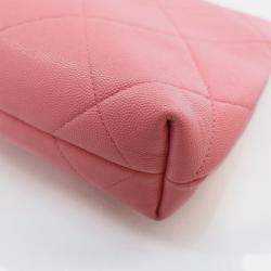 Pre Owned Chanel Caviar A Real Catch Clutch