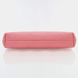 Pre Owned Chanel Caviar A Real Catch Clutch