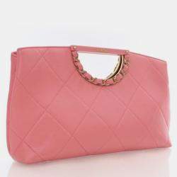 Pre Owned Chanel Caviar A Real Catch Clutch