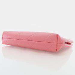 Pre Owned Chanel Caviar A Real Catch Clutch