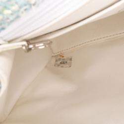 Pre Owned Chanel Blue CC Confetti Tweed Flap