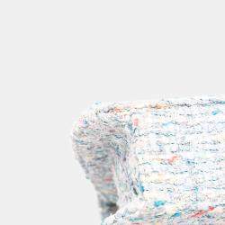 Pre Owned Chanel Blue CC Confetti Tweed Flap