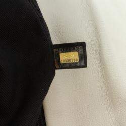 Pre Owned Chanel White Quilted Calfskin Expandable Zip Yacht Flap