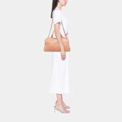 Pre Owned Chanel Pink Small Iridescent Calfskin Sea Hit Tote
