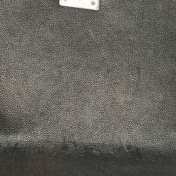 Pre Owned Chanel Black Quilted Caviar Leather Large Boy Flap Bag